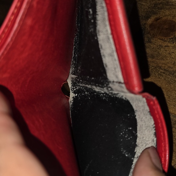 LOUIS VUITTON EMILIE  EPI LEATHER RED WALLET MEN'S - Picture 10 of 11